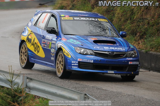 2008-04-19 Rally 1000 Miglia 0219 Longhi-Imerito - Subaro Impreza STI
